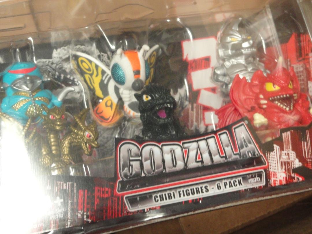 Amazon.com: Godzilla Chibi Super Deformed Mini-Figure 6-Pack